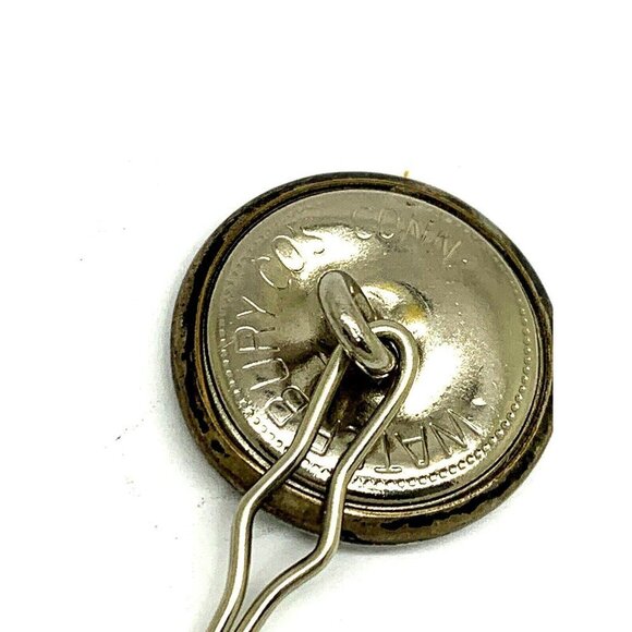 United Airlines Crew Uniform Pilot Wings Vintage 3 Cuff Buttons Coast to… - Picture 9 of 12
